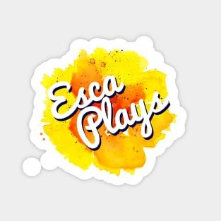 Yellow/Orange Watercolor Sticker